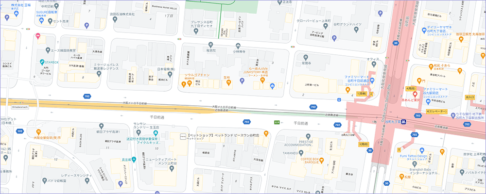 関西セレクションの店舗マップ